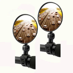 Adjustable Bike Rearview Mirrors – Flexible Handlebar Reflectors for MTB