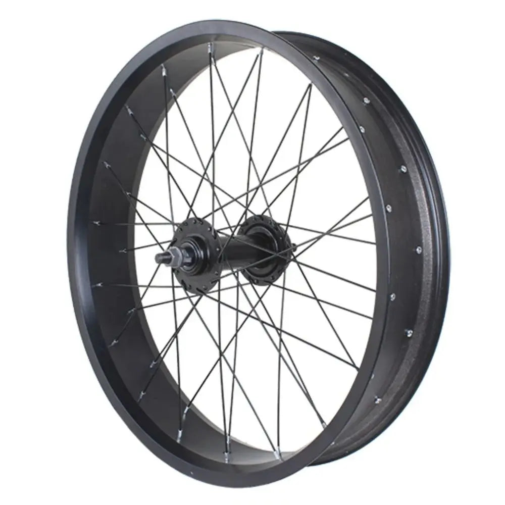 20x4.0 Snowbike Wheelset – 80mm Wide Aluminum Alloy Rims for Disc Brakes