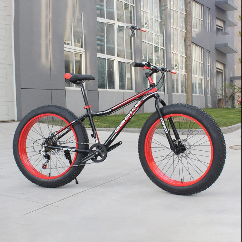 20x4.0 Snowbike Wheelset – 80mm Wide Aluminum Alloy Rims for Disc Brakes