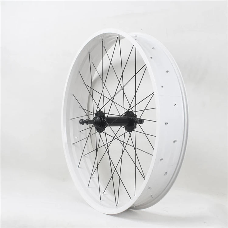 26x4.0 Snowbike Wheelset Wide Aluminum Alloy Rims for Disc Brakes