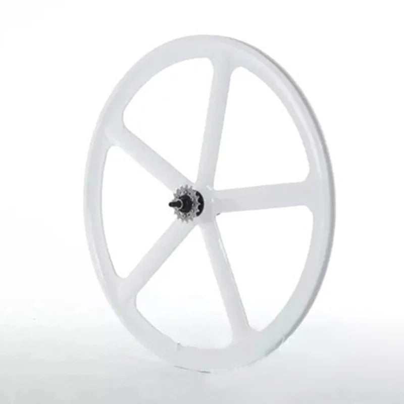 700C 5-Spoke Magnesium Alloy Wheelset – Fixie Single Speed with Flip-Flop Hub