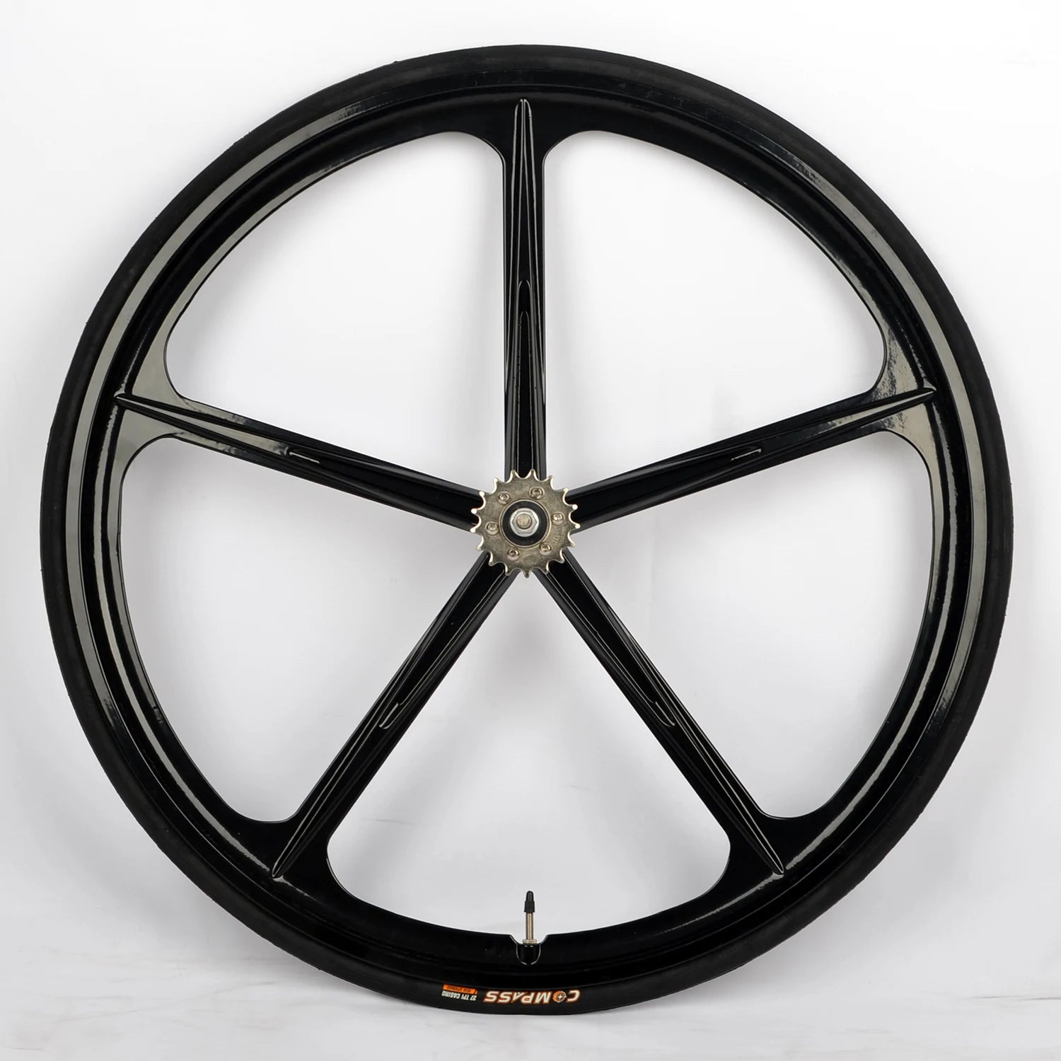 700C 5-Spoke Magnesium Alloy Wheelset – Fixie Single Speed with Flip-Flop Hub