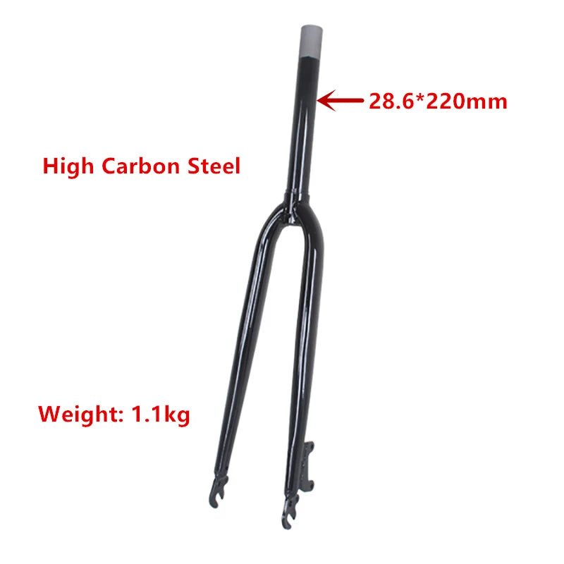 700C Road Bike Frame 6061 Aluminum Alloy High Carbon Steel Front Fork