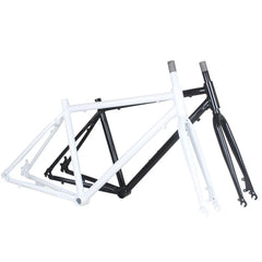 700C Road Bike Frame 6061 Aluminum Alloy High Carbon Steel Front Fork