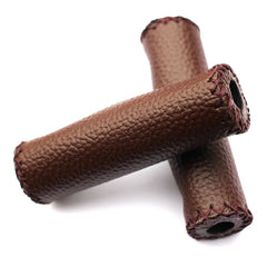 Bike Vintage Leather Handlebar Grips
