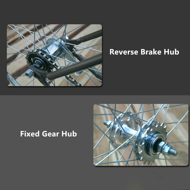 120mm Reverse Brake Hub – Single Speed Bicycle Component