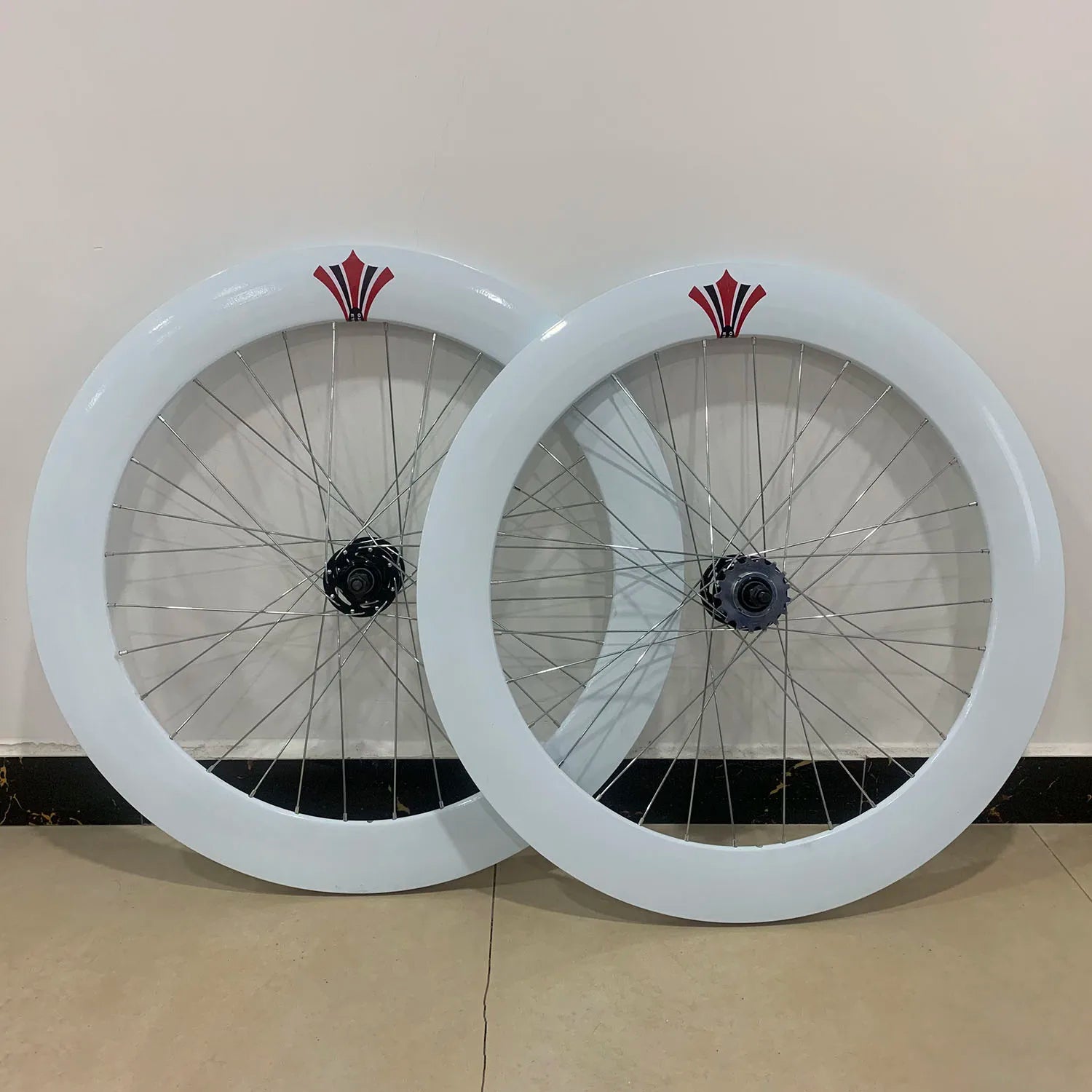 70mm Rim Fixie Wheelset – 32H Aluminum Alloy with Flip-Flop Hub