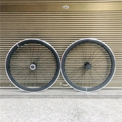 50mm Rim Fixie Wheelset 32H Single Speed with V-Brake Hubs