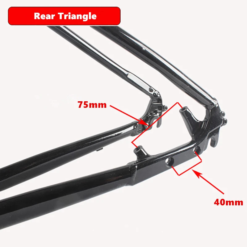 Aluminum Gravel Bike Frame for 700x38C Tires