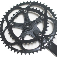 50/34T Road Bike Crankset – 170mm Crank with 110BCD for Square Taper