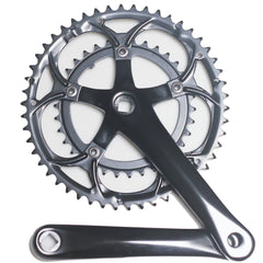 50/34T Road Bike Crankset – 170mm Crank with 110BCD for Square Taper