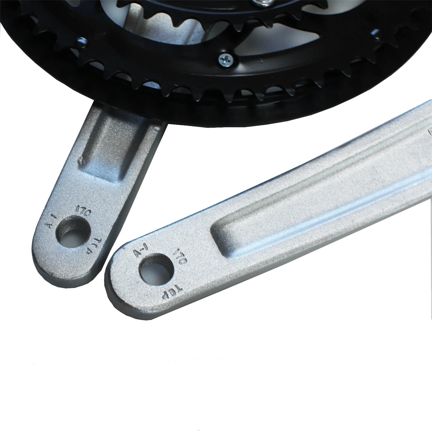 53/39T Road Bike Crankset – 170mm Aluminum Alloy for 8/9-Speed with Steel Chainring