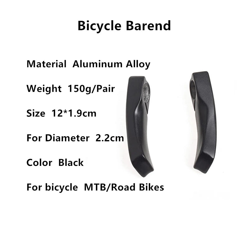 Ergonomic Auxiliary Handlebar Grips for MTB & Road Bikes